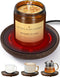 PUSEE Candle Mug Warmer, Gravity-Induction Coffee Mug Warmer for Desk with 2 Temp Settings, Auto Shut Off Coffee Cup Warmer, Beverage Warmers Heat...