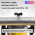 CNC Spoilboard Surfacing Router Bits,4 Wings 1/2" Shank 2" Cutting Dia Flattening Router bit for Woodworking Tools...