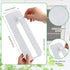 20 Pcs Ceiling Fan Blade Filters Ceiling Fan Air Filters Fan Air Purifier Pads Coconut Carbon Ceiling Fan Air Filter for Home, Dirt, Smoke (White)...