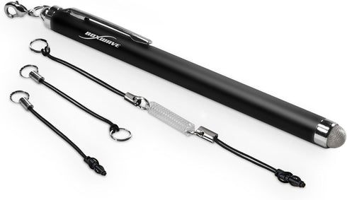 BoxWave Stylus Pen Compatible with Clover Mini - EverTouch Capacitive Stylus, Fiber Tip Capacitive Stylus Pen for Clover Mini - Jet Black......