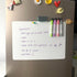 Magnetic Dry Erase Whiteboard Fridge White Board Sheet 17x11 with 4 Markers, 1 Magnetic Eraser and 2 Magnets, for Wall, Easy to Write and Clean Dr...