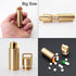 3 Air-Tight EDC Accessory Case, Pill Fob Capsule Keychain, Waterproof Match Case Battery Holder, Outdoor Survival Storage Metal Container Dry Box....
