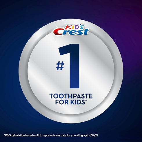 Crest Kids Advanced Toothpaste Enamel + Cavity Protection with Fluoride for Anticavity, 4.1oz (Pack of 3)...