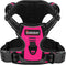 BARKBAY No Pull Pet Harness Dog Harness Adjustable Outdoor Pet Vest 3M Reflective Oxford Material Vest for PINK Dogs Easy Control for Small Medium...