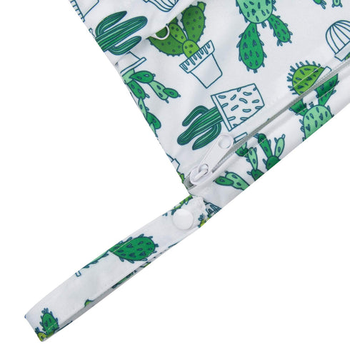 babygoal Wet Dry Bags for Baby Cloth Diapers, Washable Travel Bags, Beach, Pool, Gym Bag for Swimsuits & Wet Clothes with Two Zippered Pockets 3 P...