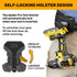 Spider Pro Tool Holster - Upgraded, Self Locking, Quick Draw Universal Tool Holder with Ambidextrous Thumb Lock - Clips Onto Any Belt...