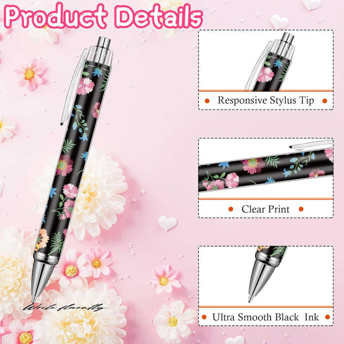 20 Pieces Bible Verse Ballpoint Pens Christian Pens Inspirational Quotes Pens Funny Office Ballpoint Pens Retractable Black Ink Pens for Women Men...