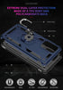 for Samsung A52 Case, Galaxy A52 Case with HD Screen Protector, Military-Grade Ring Holder Kickstand Car Mount 15ft Drop Tested Shockproof Cover P...