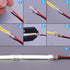 2 Pin 5mm COB LED Strip Connectors Transparent Solderless, 8 Pcs Strip to Strip, 22 Pcs Strip to Wire, 11 Pcs 22AWG 15cm/5.9in Long Extension Wire...