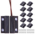MC-38 Surface Mount Wired NC Door Sensor Alarm Magnetic Reed Switch Brown 10 Pair...