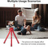 ADAI Mini Tripod Camera Tabletop Stand Aluminum Desktop Phone Portable Tripod Compatible with DSLR Camera Universal Phone/Projection/Zhiyun Stabil...