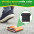 2 Pcs Security Ankle Wallet Pouch Black Ankle Wallet Stealth Wallet Tactical Wallet Nylon Leg Wallet Unisex Leg Strap Pocket for Credit Cards Trav...