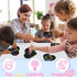 ZMLM Rainbow Scratch Art Party Favors - 160 Mini Heart Scratch Art Note Pads Craft Art Paper for Kids DIY Cards - Black Scratch Art Supplies Birth...