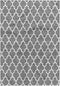 3D Rose TWL_120259_1 Dark Gray Quatrefoil Pattern - Grey Moroccan Tiles - Modern Stylish Geometric Clover Lattice Towel, 15 x 22...