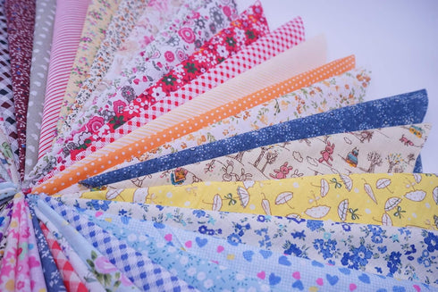 Phantomon 50pcs Cotton Fabric Craft Precut Square Patchwork Sheets for Quilting, Sewing, Scrapbooking, Simplicity Patterns (10Inch x 10Inch)...