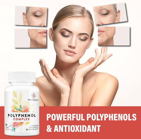 67,500 MG Polyphenols Supplement - Powerful Antioxidants & Polyphenol for Age Defense, Polyphenol Superfood, Quercetin, Resveratrol, Green Tea, Pl...
