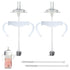 Straw Cup Conversion Kit for Philips Avent Natural Baby Bottles 2-Count, Food Grade Silicone Straw Nipples, Silicone Weighted Straw, Bottle Handle...