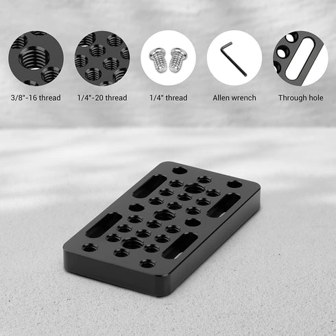 SMALLRIG Switching Plate Camera Easy Plate for Railblocks, Dovetails and Short Rods - Longer Version - 1598...