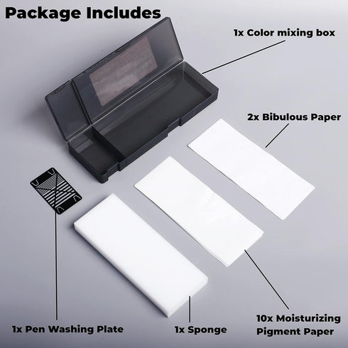 Paint Palette Wet Palette for Acrylic Paints Miniatures Paint Pallet Pigment Palette Model Paint Mixing Storage Container with Lid...