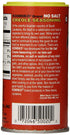 Konriko - No Salt Creole Seasoning 2.5 oz - Wheat Free - Gluten Free - No MSG...