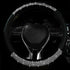Bling Steering Wheel Cover, Bling Crystal Rhinestone Car Steering Cover Universal 14.2-15.3 inch Glitter Car Wheel Cover Sparkling Accessories for...