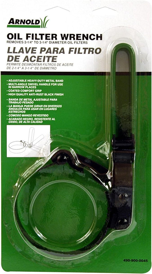 Arnold Oil Filter Wrench, Removes 2-1/4-Inch to 3 1/4-Inch Filters...