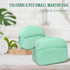 Eslcorri Small Makeup Bag Set of 2, Travel Cosmetic Bag Toiletry Purse for Women, Cute Zipper Pouch Skincare Storage Make Up Organizer Roomy Penci...