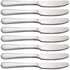 WenYing Heavy Duty Dinner Knives Set of 8 Stainless Steel Butter Knife Spreader Cheese Knife Table Knifes Silverware Butterknives, 9.05 Inch...