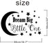 Dream Big Little One Wall Decal, Nursery Wall Decal, Nursery Decor, Nursery Wall Quote, Quote Decal, Removable Vinyl Wall Stickers for Baby Kids B...