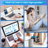 ZEXMTE Long Range Bluetooth 5.3 Adapter for PC, 590FT/180M USB Bluetooth Dongle for Desktop, Laptop, Printer, Keyboard, Mouse, Headset, Windows 8/...