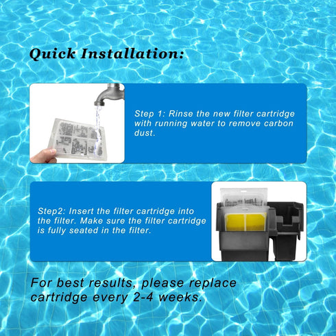Aquarium Filter Cartridges 6 Pack...