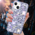 Bonitec Compatible with iPhone 13 Case for Women 3D Glitter Sparkle Bling Case Luxury Shiny Crystal Rhinestone Diamond Bumper Clear Gems Cute Prot...