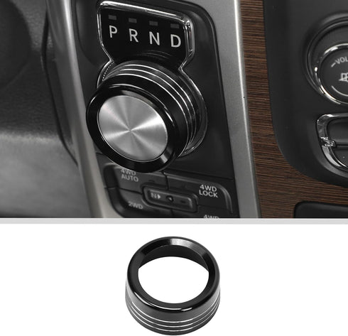 Voodonala for Dodge RAM Aluminum Gear Shift Shifter Switch Transmission Gear Selector Shift Lever Gearstick Knob Coverfor 2013-2017 Dodge RAM Inte...