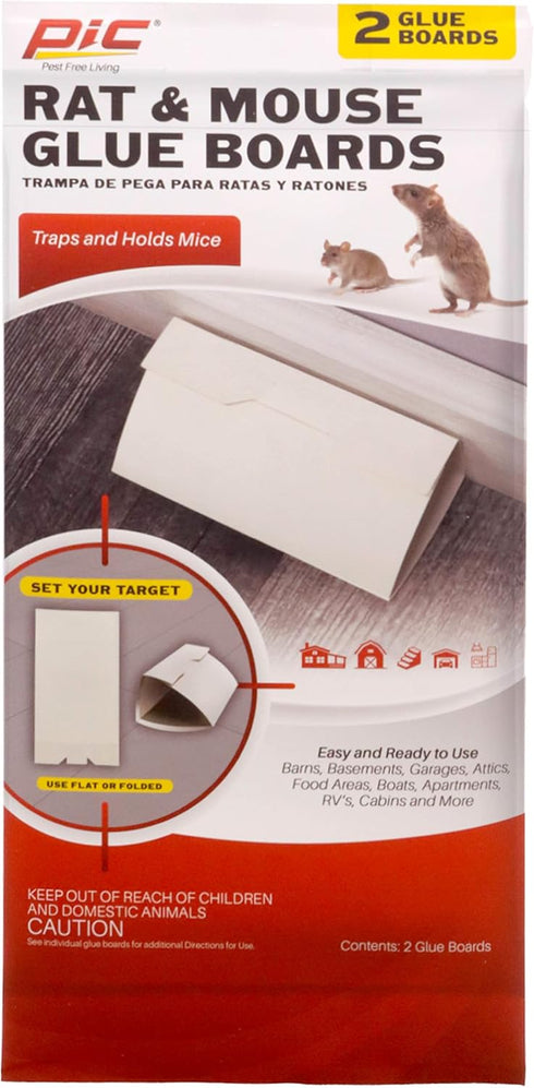 Pic Professional-Strength Rat & Mouse Glue Boards (2 Pack)...