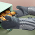 Silicone Oven Mitts Heat Resistant 932? with Waterproof & Non-Slip Kitchen Mittens, Set of 2 Extra Long Oven Gloves with Soft Cotton Terry Lining ...