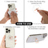 Transparent Phone Ring Holder Grip Cell Phone Ring Holder Finger Kickstand 360° Degree Rotation Clear Phone Ring Stand for Cell Phone Tablet Case ...