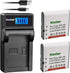 Kastar Battery (X2) & LCD USB Charger for NP-40 and Exilim Z400 FC100 FC150 FC160S P505 P600 P700 Z100 Z1000 Z1050 Z1080 Z1200 Z200 Z30 Z300 Z40 Z...