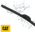 Caterpillar Clarity Premium Performance All Season Replacement Windshield Wiper Blades for Car Truck Van SUV (20 Inches (1 Piece)), black...