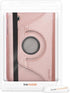 kwmobile Rotating Case Compatible with Samsung Galaxy Tab 2 7.0 P3110 / P3100 - Case PU Leather Tablet Cover with Stand - Rose Gold...