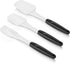 Artaste 43082 Non-Stick Silicone Spatula Set with Rubber Handle, 3-Piece...