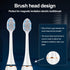 A2 Electric Toothbrush Replacement Brush Heads, Wide Toothbrush Heads W Shape, Large Size, 4 Pack...