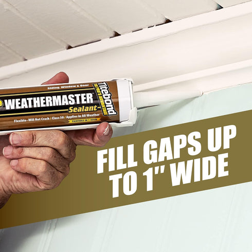 Titebond 44011 WeatherMaster Sealant Cartridge, 10.1 oz, Translucent...