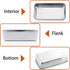 P&P CHEF 9 inch Loaf Pan, Stainless Steel Bread Baking Pan, Metal Bakeware For Bread Cake Toast Meatloaf Lasagna, Healthy & Non Toxic, Brushed Sur...