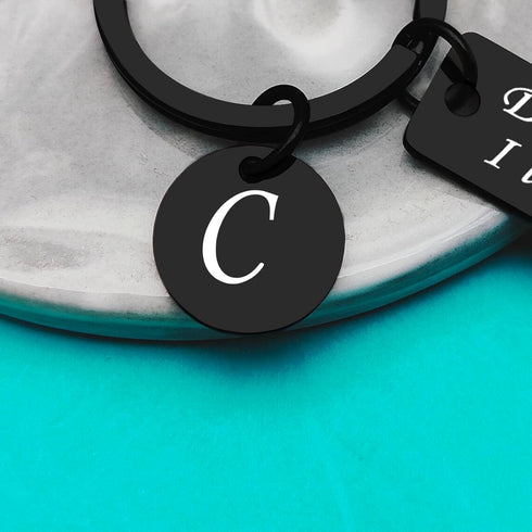 Xiahuyu Drive Safe Keychain for Her 26 Letter Keychain Gifts for Girlfriend Wife Daughter Mom Niece Sister Friend...