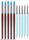 Yagugu Silicone Clay Sculpting Tool - 10Pcs Modeling Dotting Tool for Pottery Craft, Rock, Nail, Blending, Drawing...