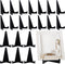 Bucherry 20 Pcs Triangle Acrylic Easel Stands for Display Mini Picture Frame Stand Plate Holders Photo Holder Stand for Picture Card Weddings Home...