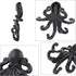 Sumnacon 6 Inch Cast Iron Octopus Coat Hook - Rustic Metal Wall Rack for Key Towel Bag, Hat Scarf with Screws, Decorative Duty Clothing Hanger for...