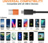 JXMOX USB Type C Adapter (4-Pack), Micro USB Female to USB C Male Convert Connector Fast Charging Compatible with Samsung Galaxy S10 S9 S8 Plus,No...