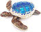 Waltz&F Sea Turtle Crystal Studded Pewter Jewelry Trinket Box Bejeweled Hand-painted Ring Holder Mother's day Gift...