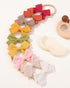 jollybows 20pcs Baby Girls Nylon Hair Bows Headbands Linen Hair Bands Elastic Hair Accessories for Kids Infants Newborn...